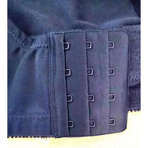 Glamorise MagicLift Minimizer Bra Wireless Size 48DD Blue Full Figure Plus Size - Picture 5 of 6